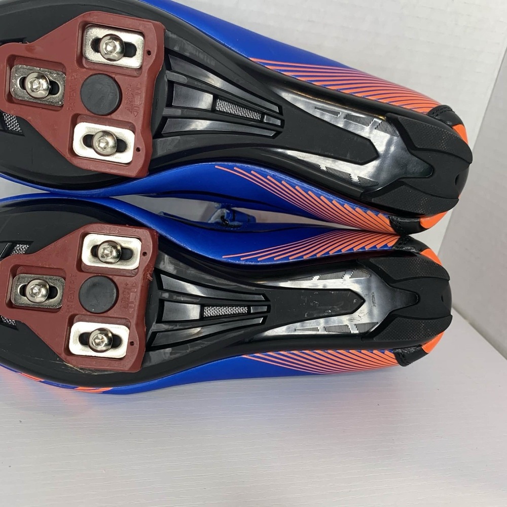 SPEED Cycling Shoes Men Size US-8, 41 Blue Orange - Picture 7 of 8